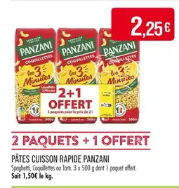 Match PANZANI Pâtes cuisson rapide offre