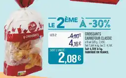 Match CARREFOUR CLASSIC Croissants offre
