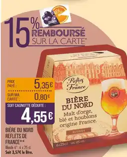 Match REFLETS DE FRANCE Bière du Nord offre