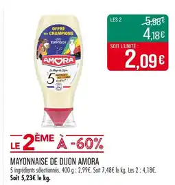 Match AMORA Mayonnaise de dijon offre