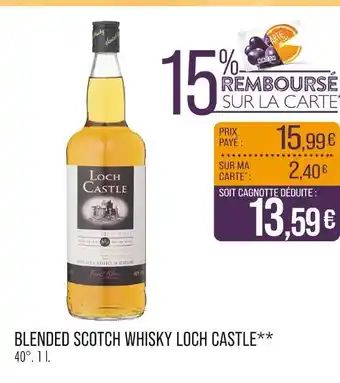 Match Loch Castle Blended Scotch Whisky offre
