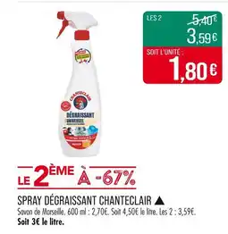 Match CHANTECLAIR SPRAY DÉGRAISSANT UNIVERSEL offre