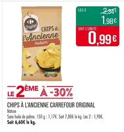 Match CARREFOUR ORIGINAL CHIPS À L'ANCIENNE offre