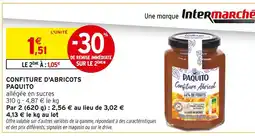 Intermarché PAQUITO Confiture d'abricots offre