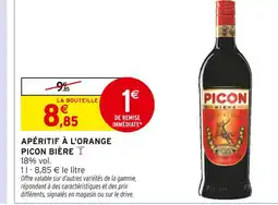 Intermarché PICON Apéritif à l'orange bière offre