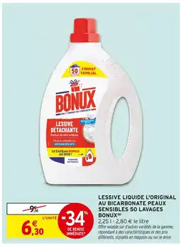 Intermarché BONUX LESSIVE DÉTACHANTE offre
