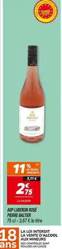 Netto PIERRE BALTIER AOP Luberon Rosé offre