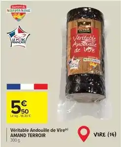 Carrefour Market Veritable - véritable andouille de vire offre