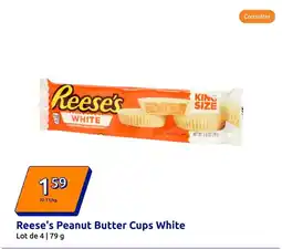Action King - reese's peanut cups white offre