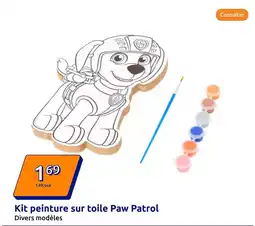 Action Paw patrol - kit peinture sur toile offre