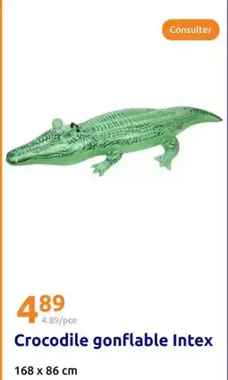 Action Intex - crocodile gonflable offre