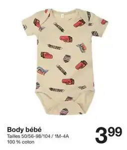 Zeeman Body bébé offre