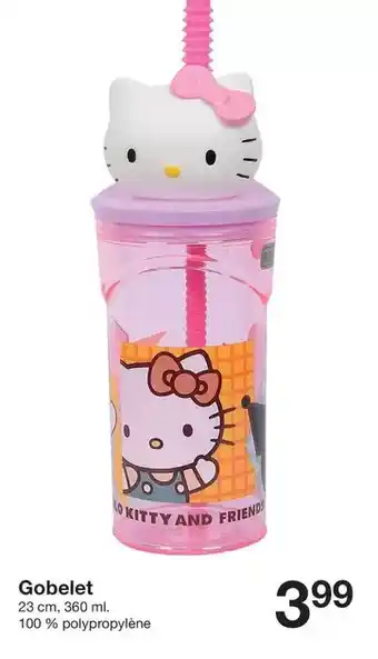 Zeeman Gobelet offre