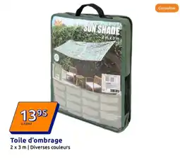 Action Toile d'ombrage offre