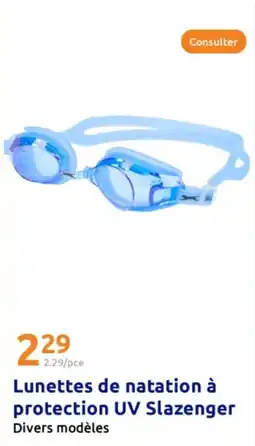 Action Lunettes de natation à protection UV Slazenger offre
