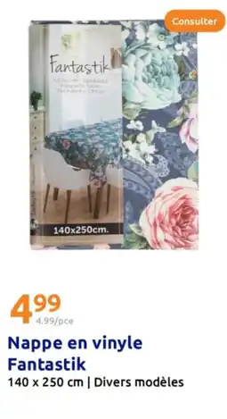 Action Nappe en vinyle Fantastik offre