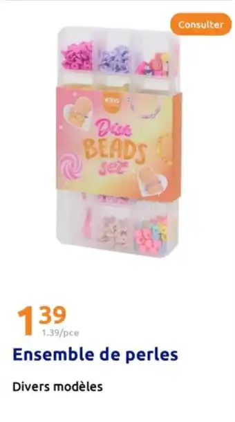 Action Ensemble de perles offre