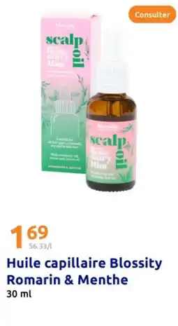 Action Huile capillaire Blossity Romarin & Menthe offre
