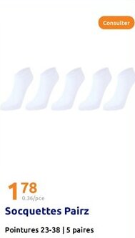 Action Socquettes Pairz offre
