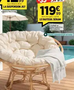 Centrakor Le fauteuil seram offre
