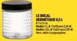 Centrakor Le bocal hermétique offre
