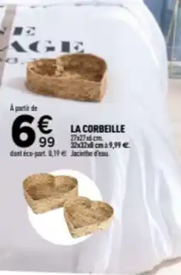 Centrakor La corbeille 27x27x6cm offre