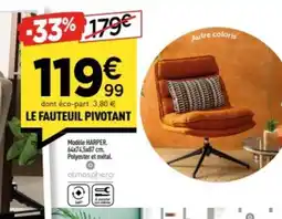 Centrakor Le fauteuil pivotant offre
