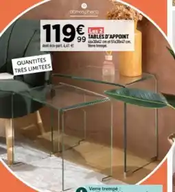 Centrakor Tables d'appoint offre