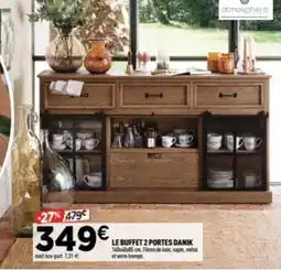 Centrakor Le buffet 2 portes danik offre