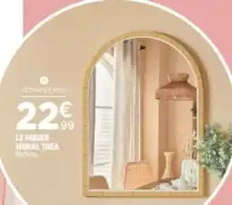 Centrakor Le miroir mural thea 68x75cm offre