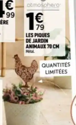 Centrakor Les piques de jardin animaux 70 cm offre