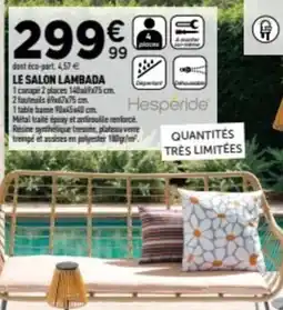 Centrakor Le salon lambada offre