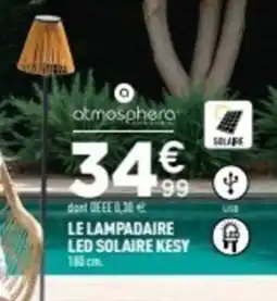 Centrakor Le lampadaire led solaire kesy 180 cm. offre