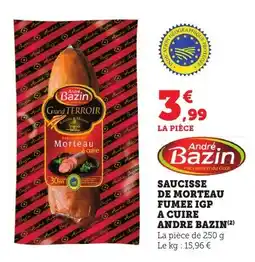 Bi1 BAZIN Saucisse de morteau fumee igp a cuire andre offre