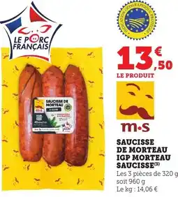 Bi1 Saucisse de morteau igp morteau saucisse offre