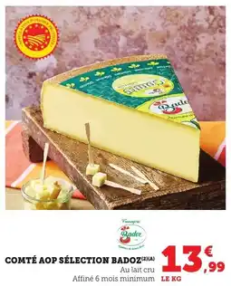 Bi1 BADOZ Comté aop sélection offre