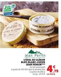 Bi1 JEAN PERRIN L'édel de cléron bleu-blanc-coeur offre
