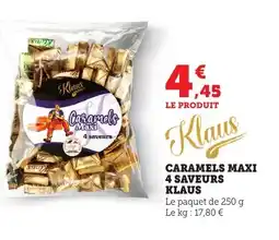 Bi1 Caramels maxi 4 saveurs klaus offre