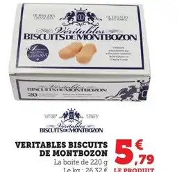 Bi1 Veritables biscuits de montbozon offre