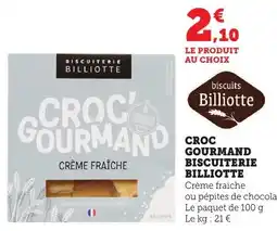 Bi1 Croc gourmand biscuiterie billiotte offre