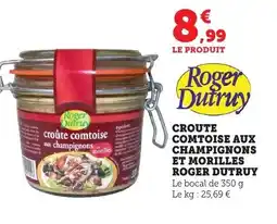 Bi1 Croute comtoise aux champignons et morilles roger dutruy offre