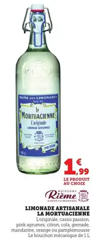 Bi1 LA MORTUACIENNE Limonade artisanale offre