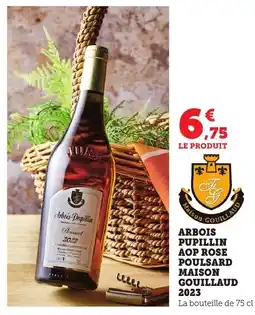 Bi1 Arbois pupillin aop rose poulsard maison gouillaud offre