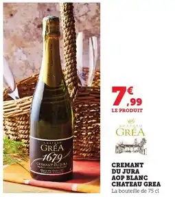 Bi1 Cremant du jura aop blanc chateau grea offre