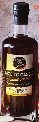 Bi1 Mojito l'atelier chez julien 18° offre