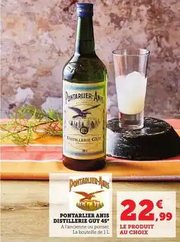 Bi1 Pontarlier anis distillerie guy 45° offre