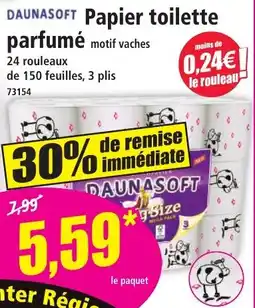 Norma DAUNASOFT Papier toilette parfumé motif vaches offre