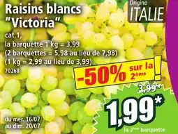 Norma Raisins blancs "Victoria" offre
