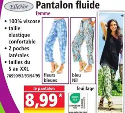 Norma ELLE NOR Pantalon fluide offre