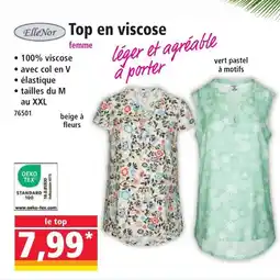Norma ELLE NOR Top en viscose offre